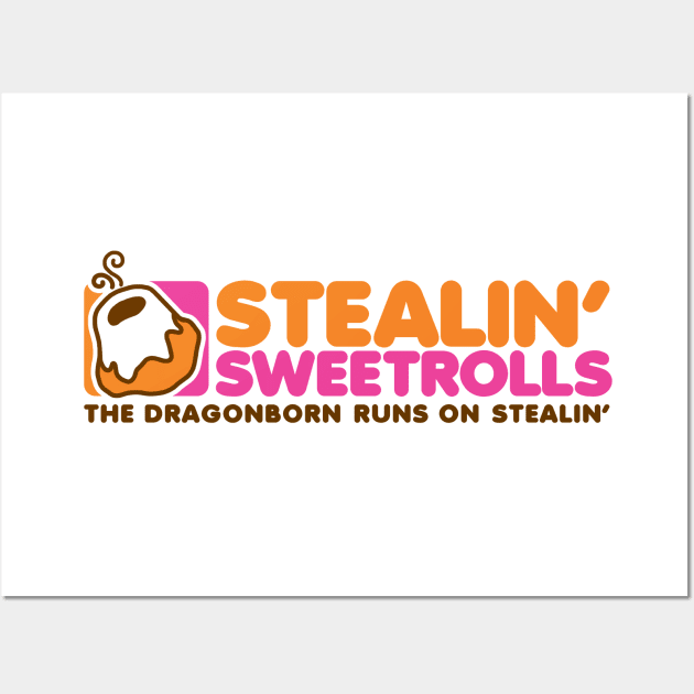 Stealin' Sweetrolls Wall Art by merimeaux